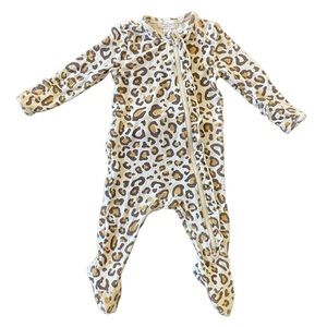 Angel Dear Leopard Footie Pajamas Size 0-3